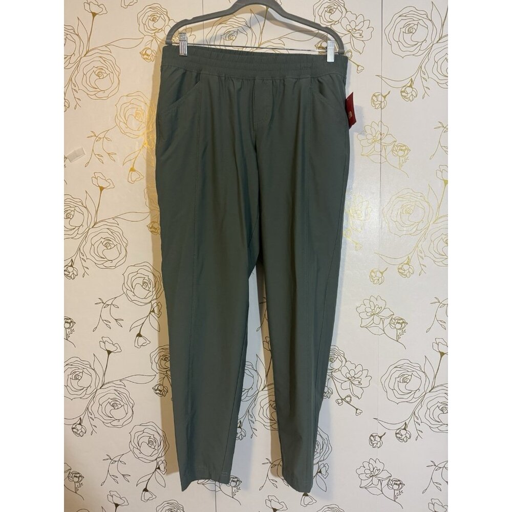 The North Face Pants Athletic Hiking Sheltay Balsam Green Women's Size 14 NEW 91